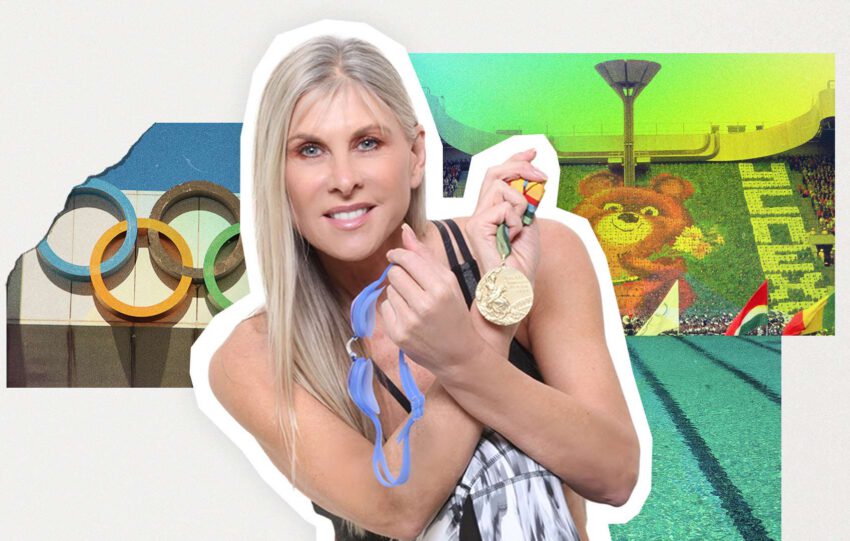 Sharon Davies gold medal winning olympic swimmer icon gladiator