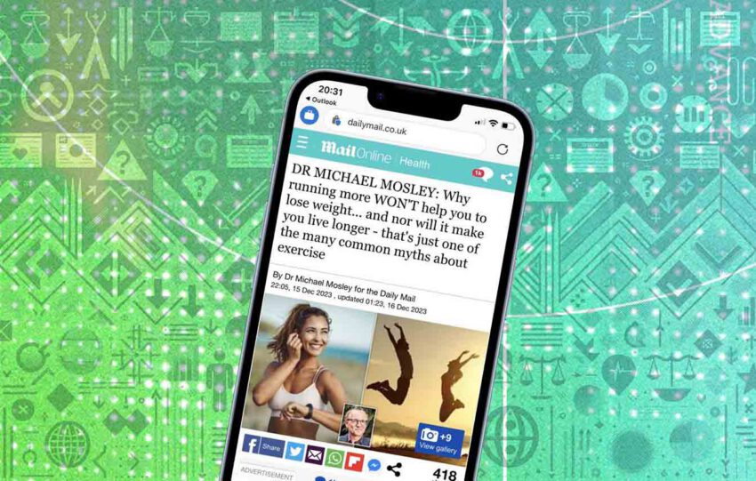 Dr Michael Mosley daily mail health exercise story