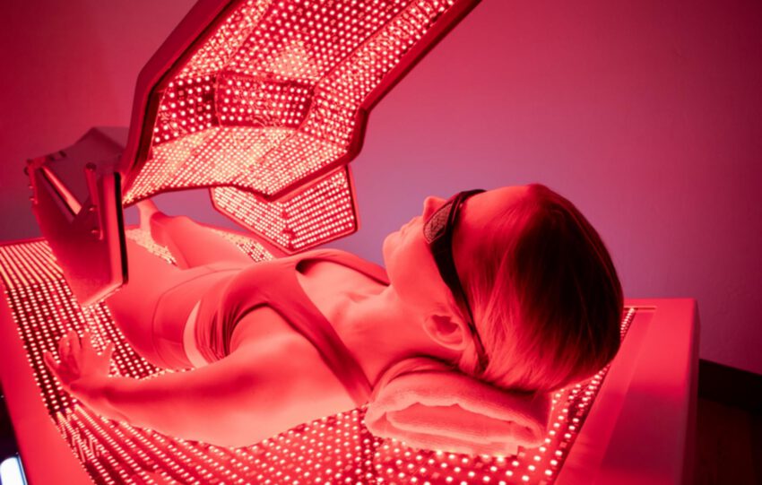 Red light therapy health wellness recovery biohack