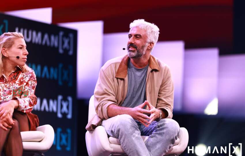 Thomas Clozel, CEO and co-founder of Owkin, at HumanX in Amsterdam